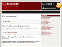 Tablet Screenshot of misrespuestas.net